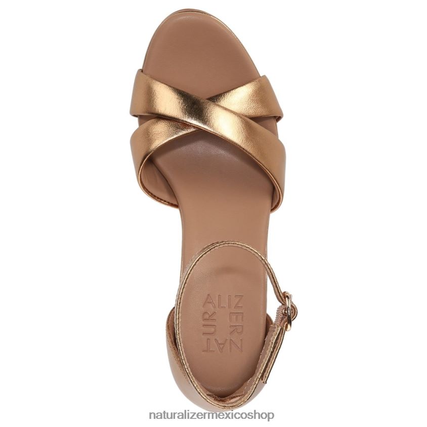 sandalias | sandalia de vestir lizbeth 60D4P0221 Naturalizer mujer cuero de caramelo