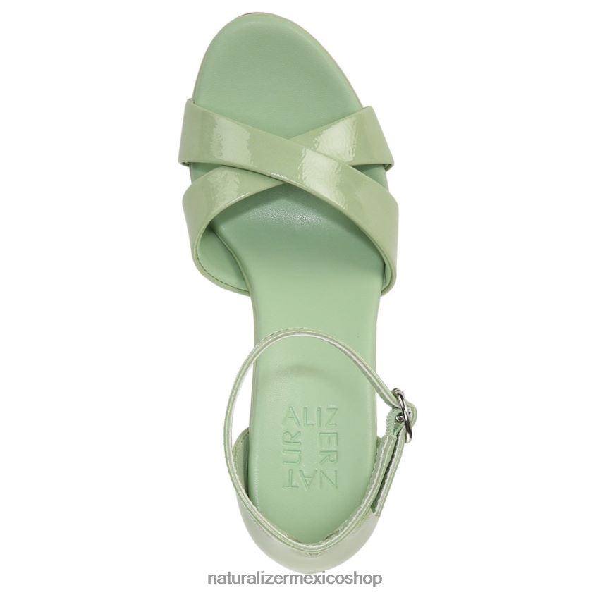 sandalias | sandalia de vestir lizbeth 60D4P0223 Naturalizer mujer charol verde menta