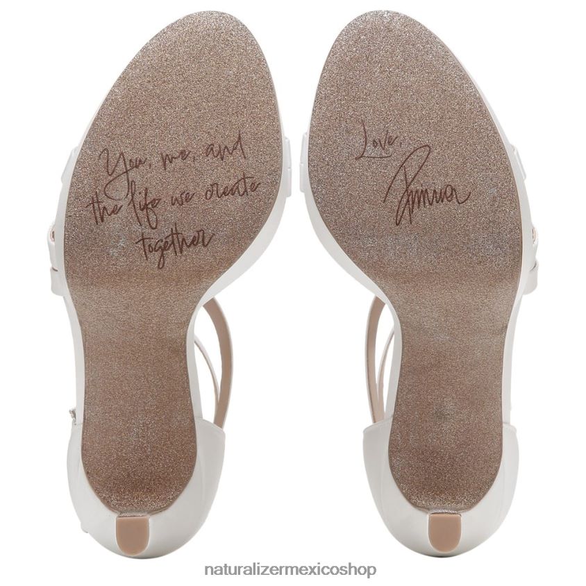 sandalias | sandalia de vestir love 2 60D4P0323 Naturalizer mujer tela blanca de seda