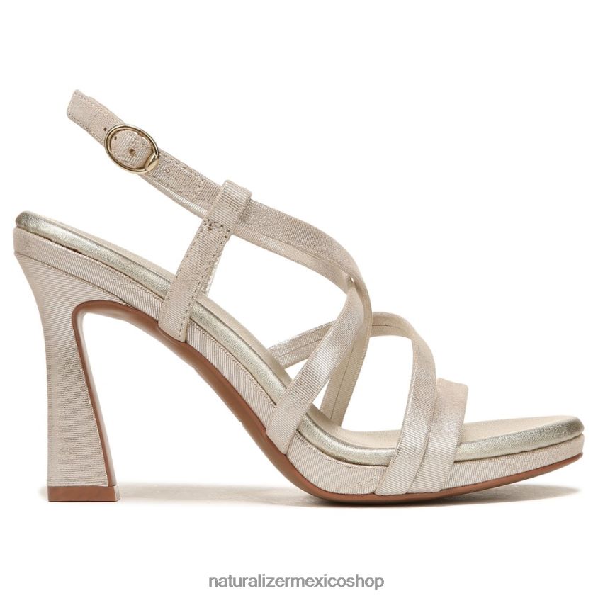 sandalias | sandalia de vestir luisa 60D4P0227 Naturalizer mujer cuero dorado claro