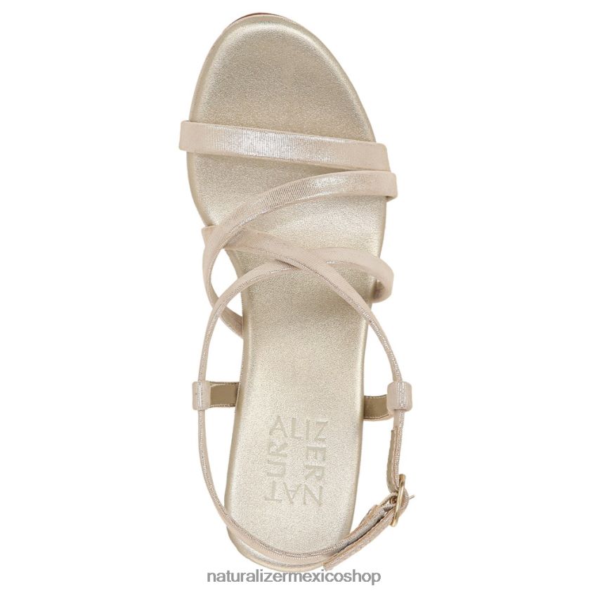 sandalias | sandalia de vestir luisa 60D4P0227 Naturalizer mujer cuero dorado claro