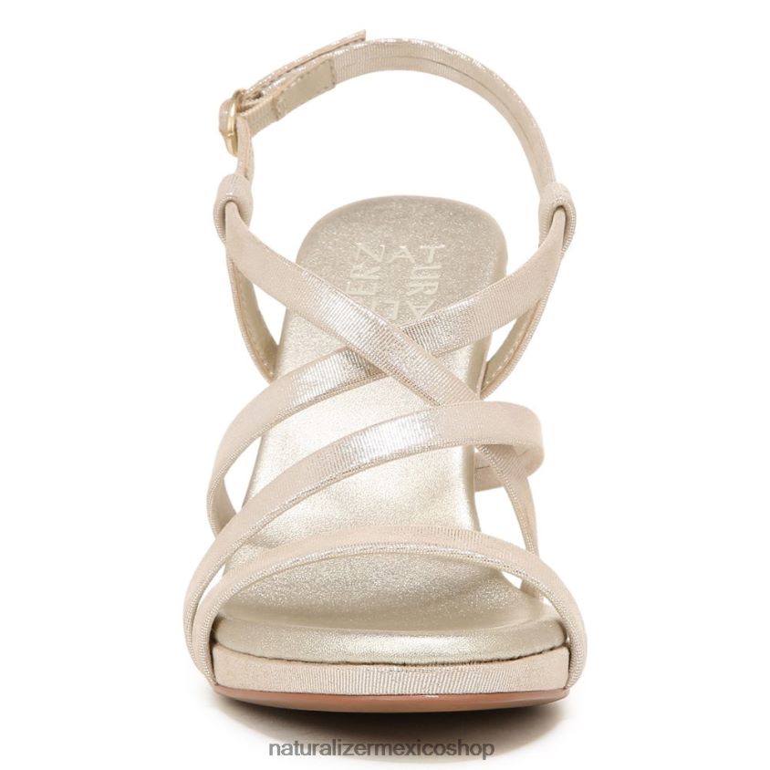 sandalias | sandalia de vestir luisa 60D4P0227 Naturalizer mujer cuero dorado claro
