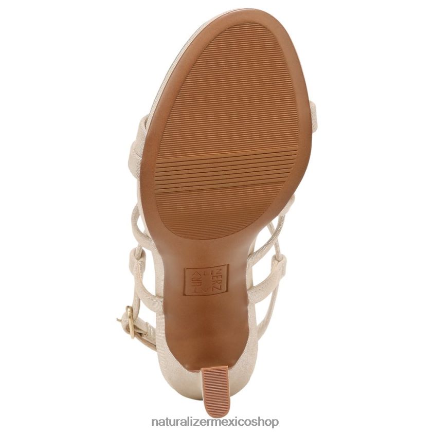 sandalias | sandalia de vestir luisa 60D4P0227 Naturalizer mujer cuero dorado claro