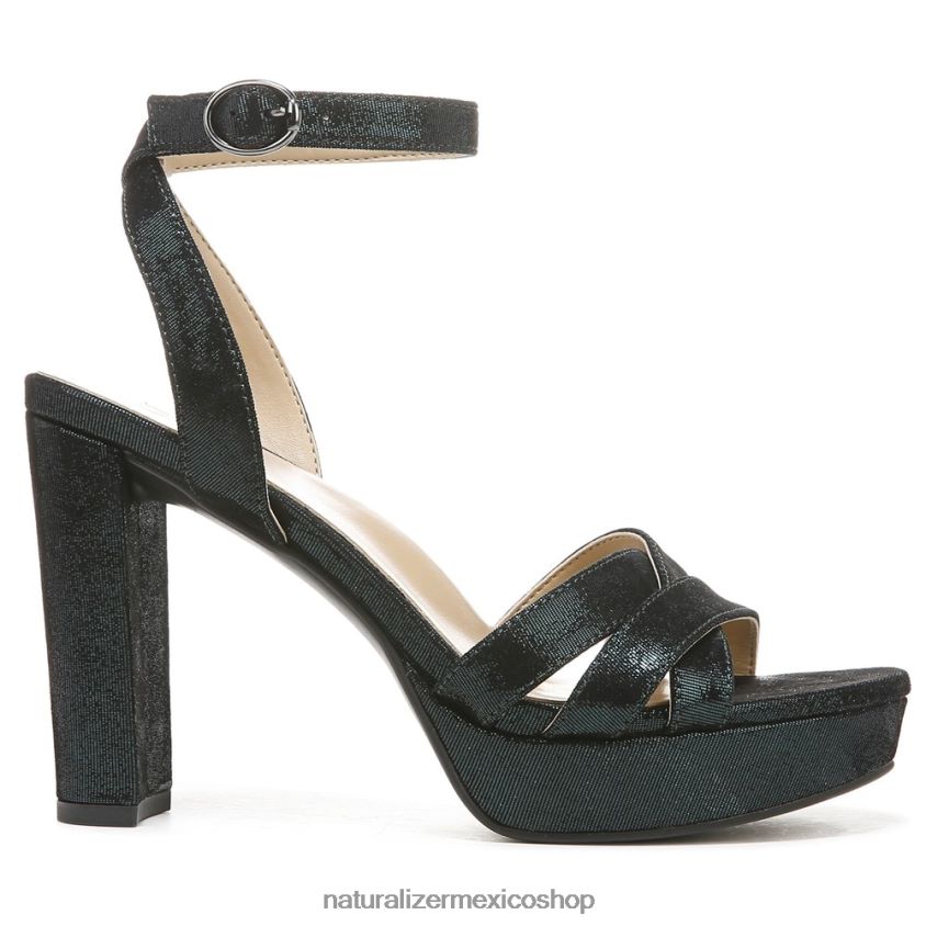 sandalias | sandalia de vestir mallory 60D4P0496 Naturalizer mujer cuero verde trébol de medianoche