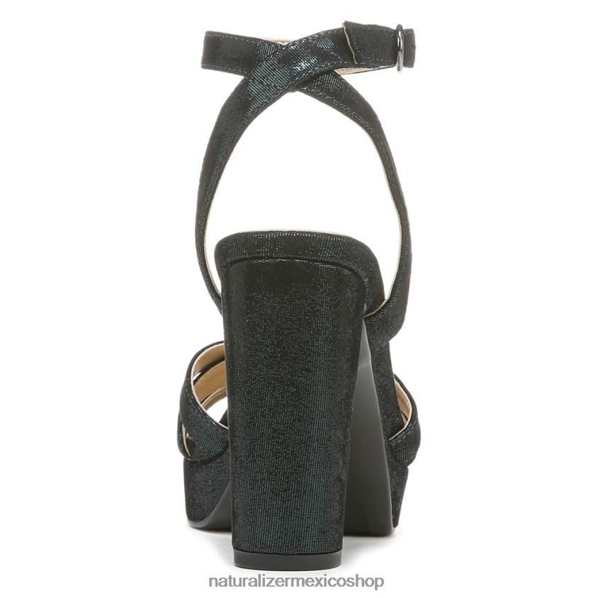 sandalias | sandalia de vestir mallory 60D4P0496 Naturalizer mujer cuero verde trébol de medianoche