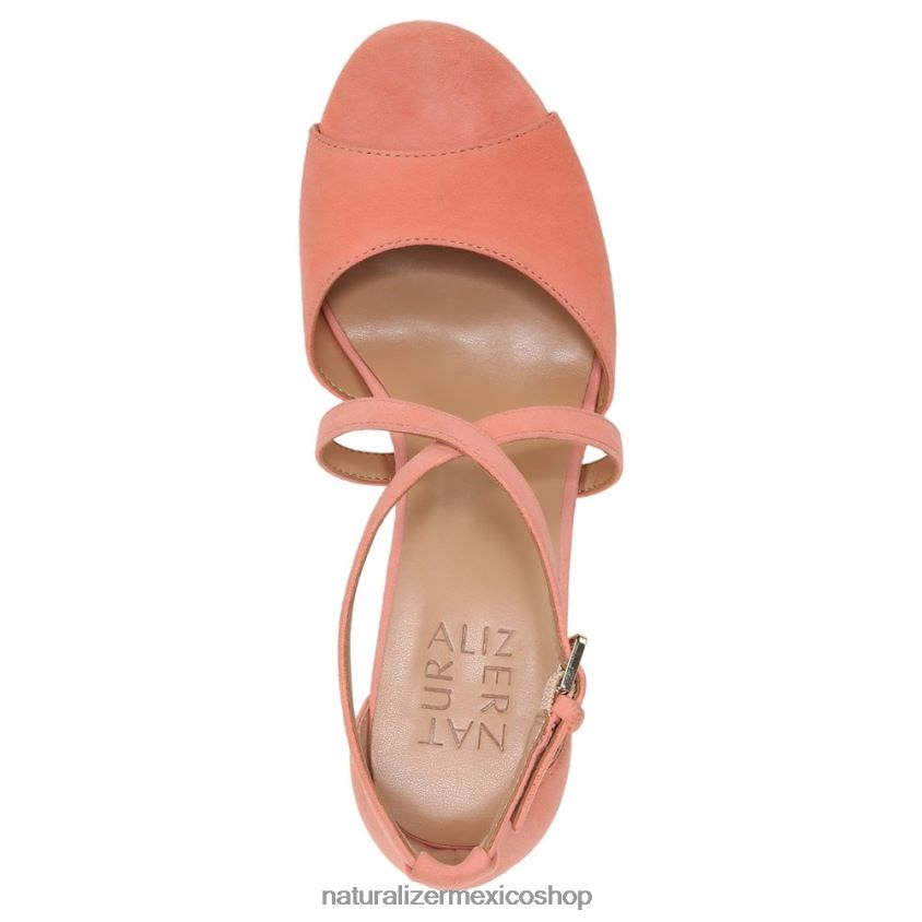 sandalias | sandalia de vestir melody 60D4P0100 Naturalizer mujer ante coral