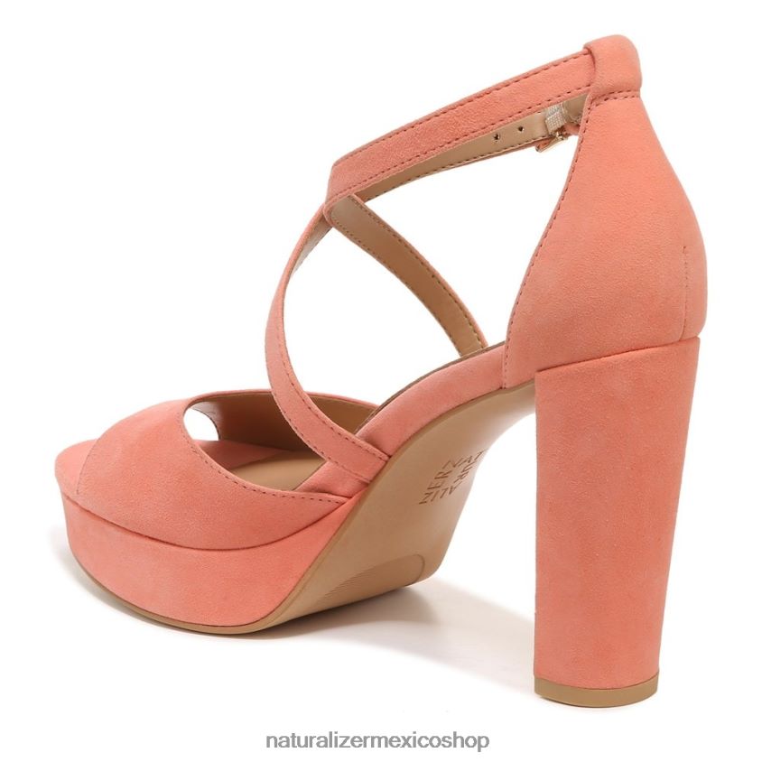 sandalias | sandalia de vestir melody 60D4P0100 Naturalizer mujer ante coral
