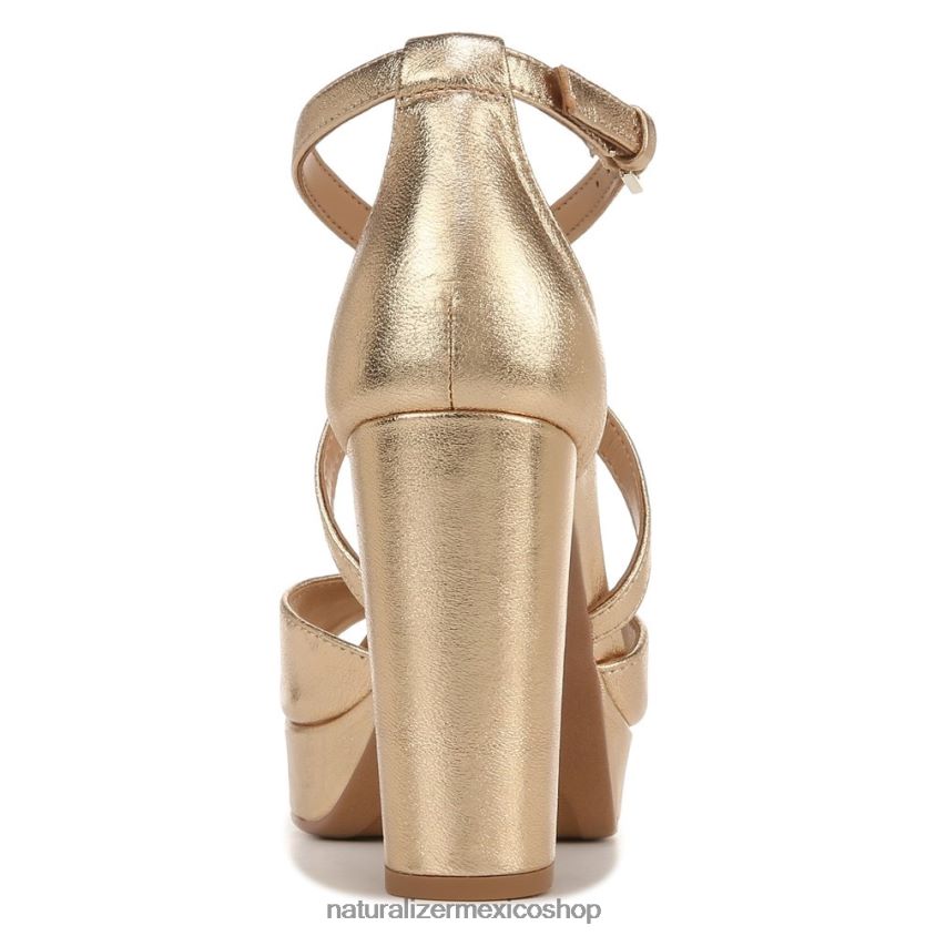 sandalias | sandalia de vestir melody 60D4P098 Naturalizer mujer cuero dorado oscuro