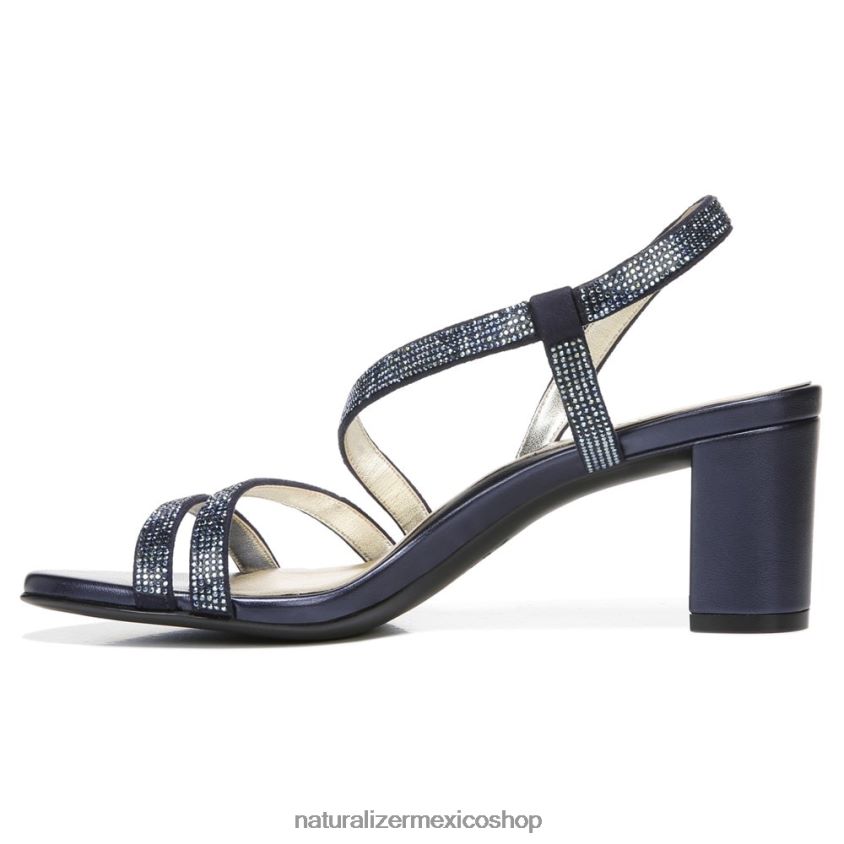 sandalias | sandalia de vestir vanessa 60D4P028 Naturalizer mujer tela azul marino francés