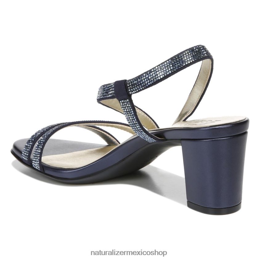sandalias | sandalia de vestir vanessa 60D4P028 Naturalizer mujer tela azul marino francés