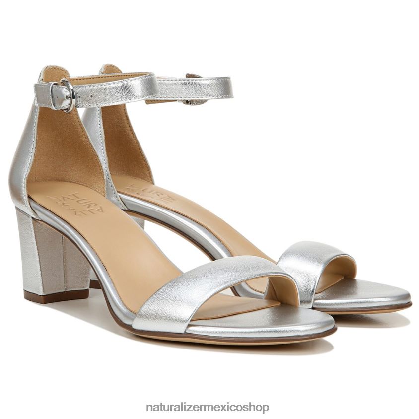 sandalias | sandalia de vestir vera 60D4P014 Naturalizer mujer cuero plateado