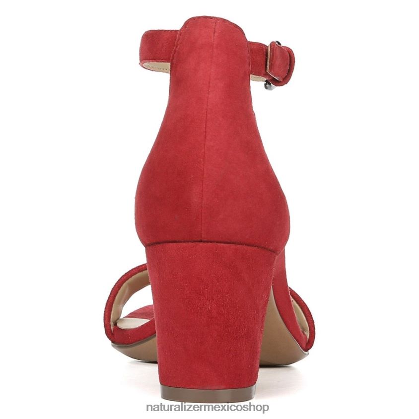 sandalias | sandalia de vestir vera 60D4P019 Naturalizer mujer gamuza de salsa picante