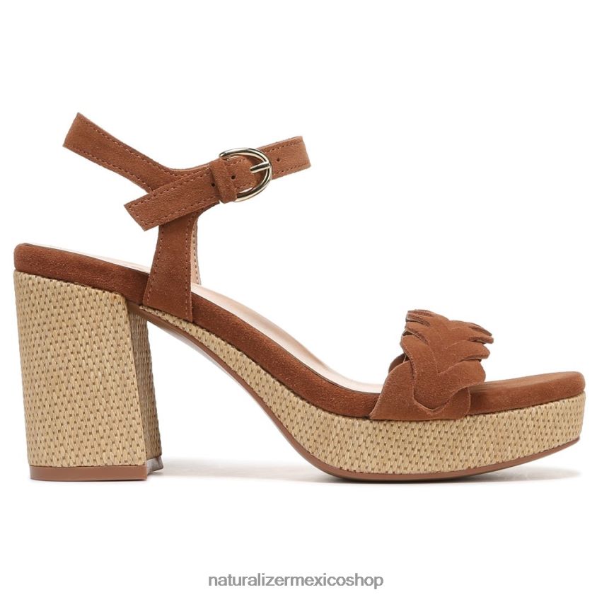 sandalias | sandalia pandora 60D4P0338 Naturalizer mujer cuero marrón té inglés