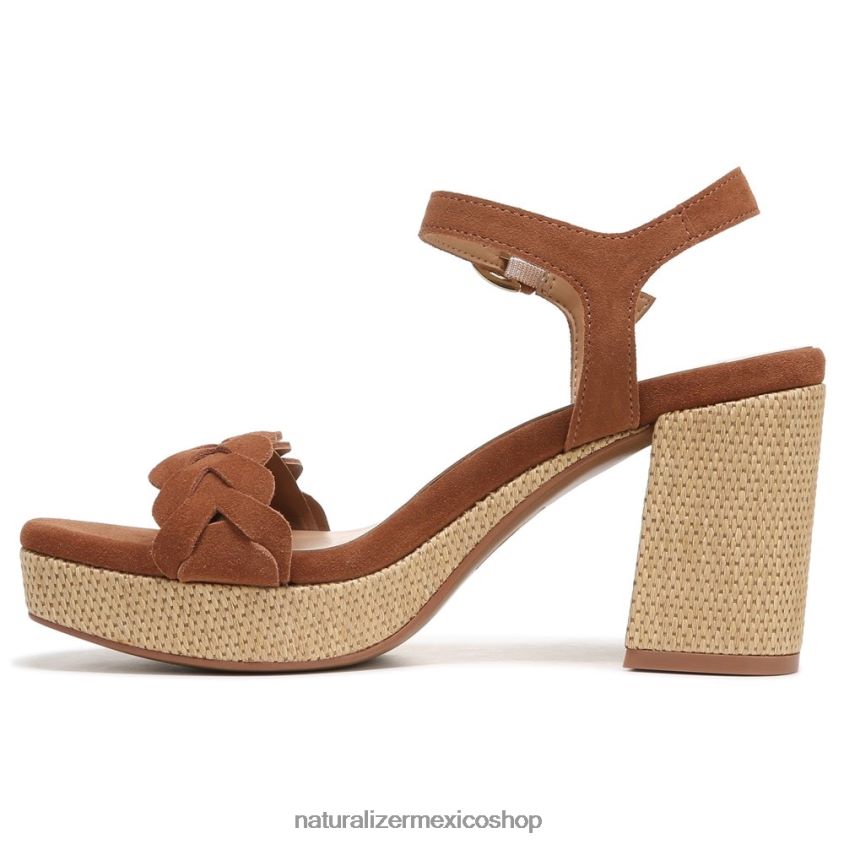 sandalias | sandalia pandora 60D4P0338 Naturalizer mujer cuero marrón té inglés