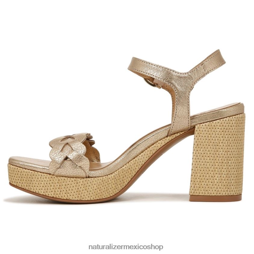 sandalias | sandalia pandora 60D4P0340 Naturalizer mujer cuero dorado suave