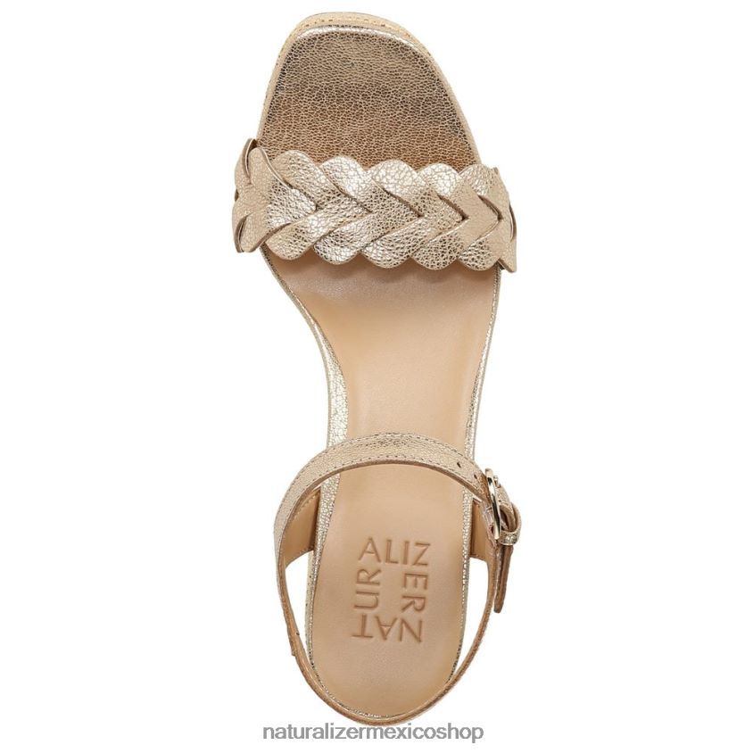 sandalias | sandalia pandora 60D4P0340 Naturalizer mujer cuero dorado suave