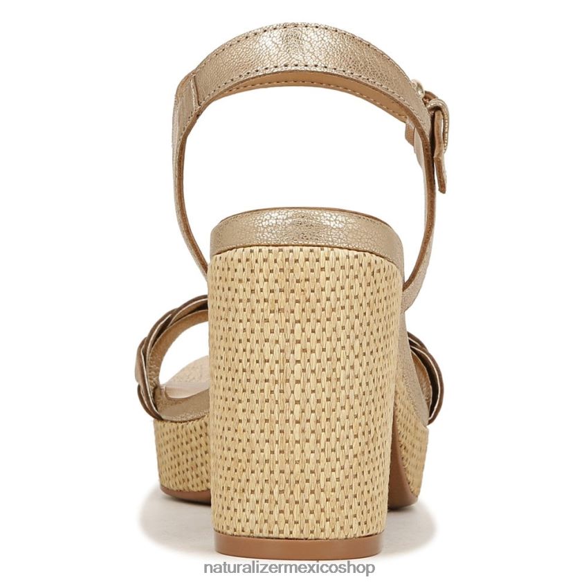 sandalias | sandalia pandora 60D4P0340 Naturalizer mujer cuero dorado suave