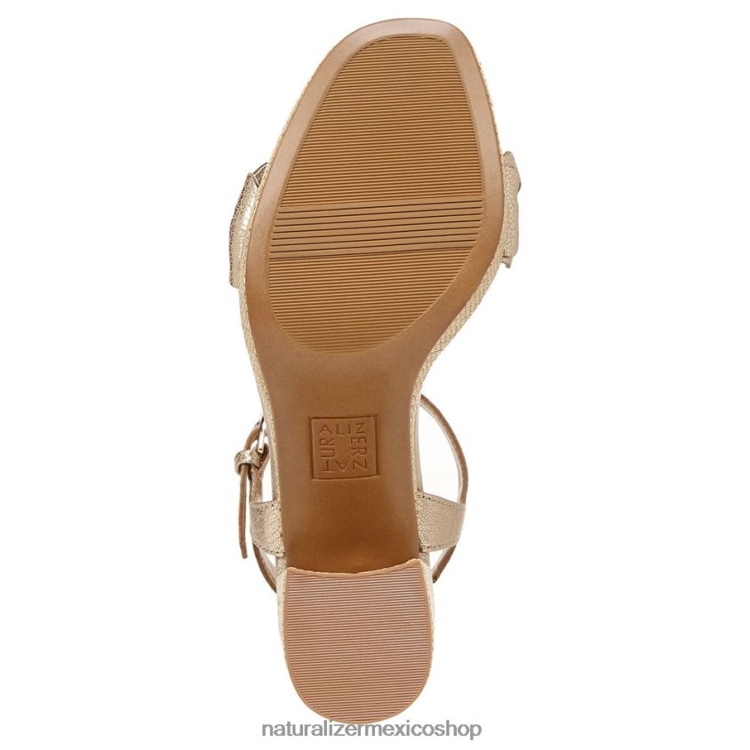 sandalias | sandalia pandora 60D4P0340 Naturalizer mujer cuero dorado suave