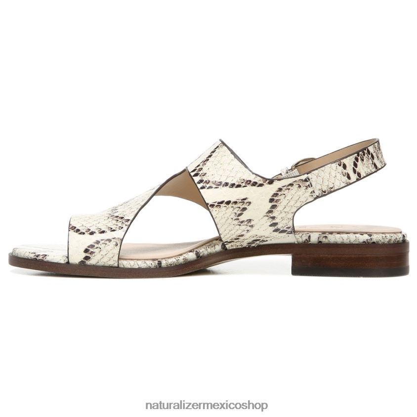 sandalias | 27 editar sandalia eris 60D4P0611 Naturalizer mujer piel de cobra marfil
