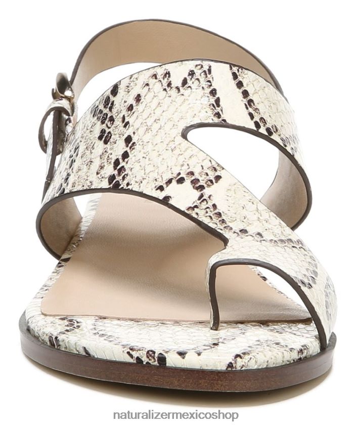 sandalias | 27 editar sandalia eris 60D4P0611 Naturalizer mujer piel de cobra marfil