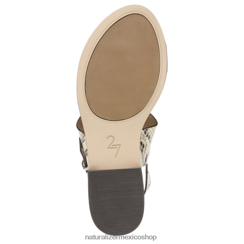 sandalias | 27 editar sandalia eris 60D4P0611 Naturalizer mujer piel de cobra marfil
