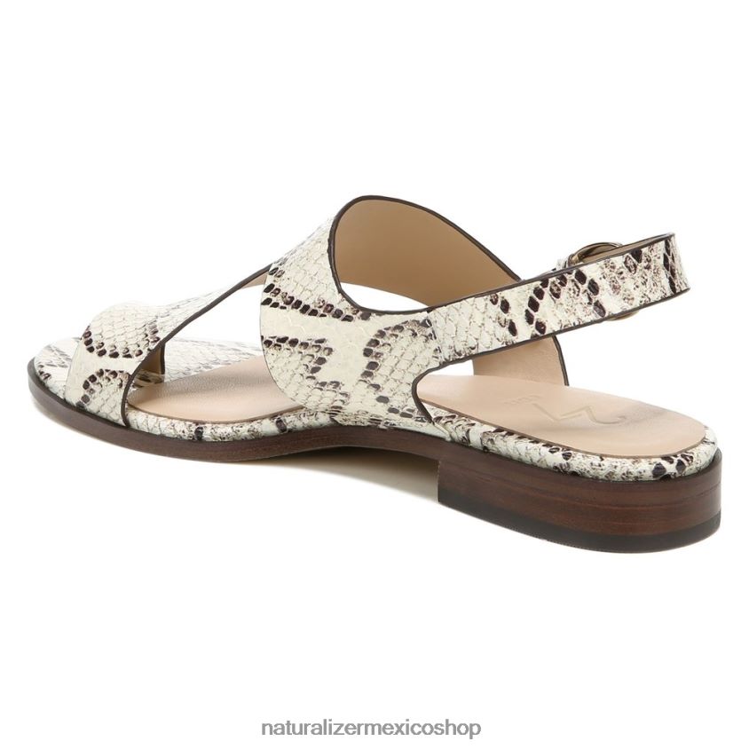 sandalias | 27 editar sandalia eris 60D4P0611 Naturalizer mujer piel de cobra marfil