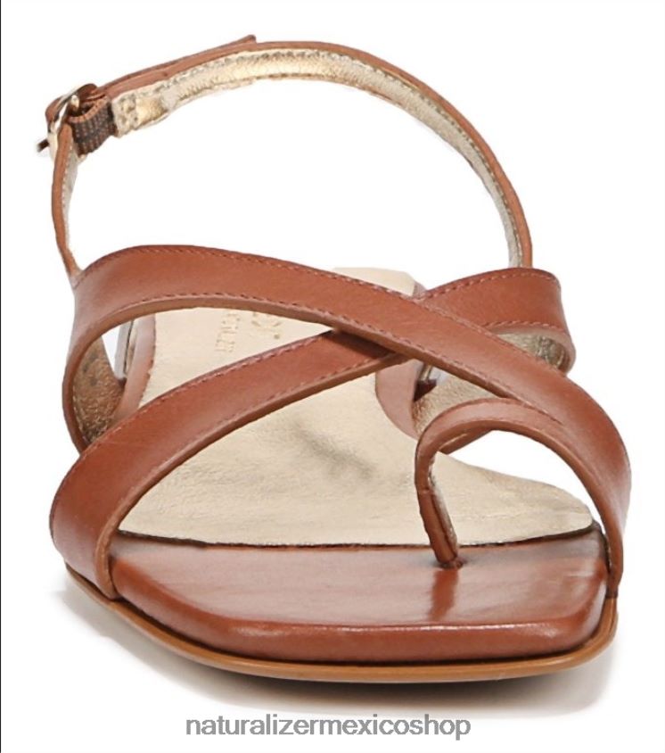 sandalias | 27 editar sandalia nikki 60D4P0239 Naturalizer mujer cuero marrón té inglés