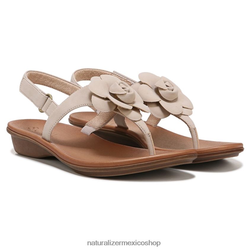 sandalias | alma cantar 2 tanga 60D4P0576 Naturalizer mujer sintético beige porcelana