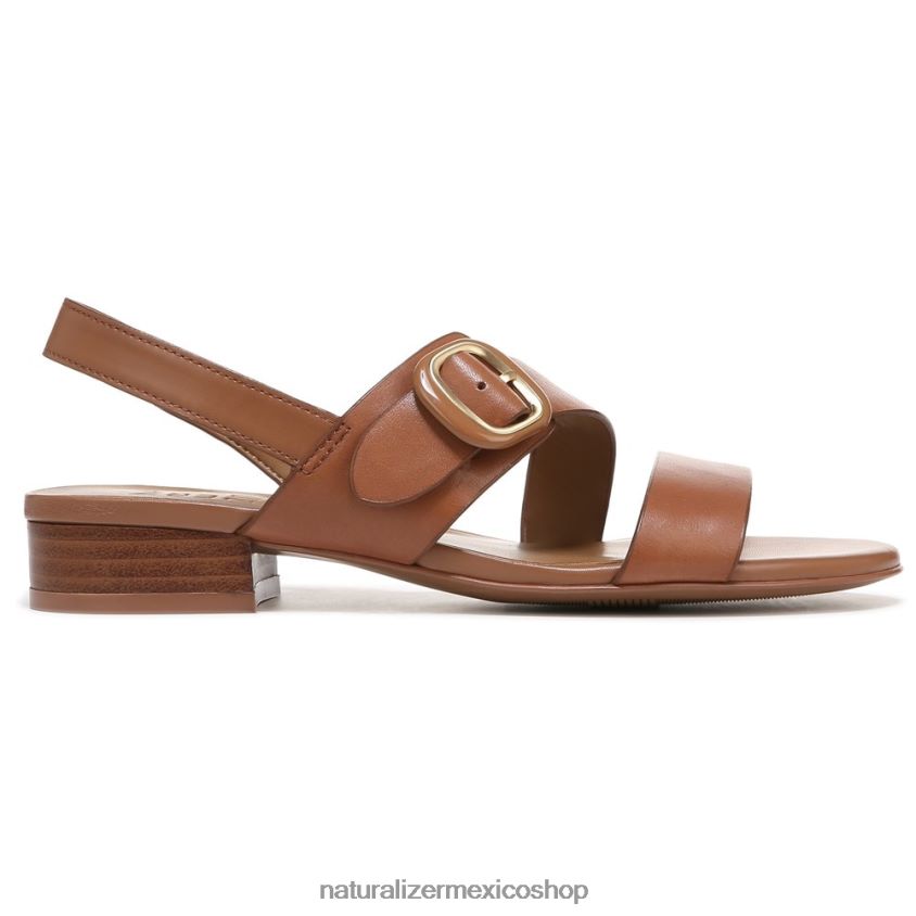 sandalias | sandalia 60D4P0245 Naturalizer mujer cuero marrón té inglés