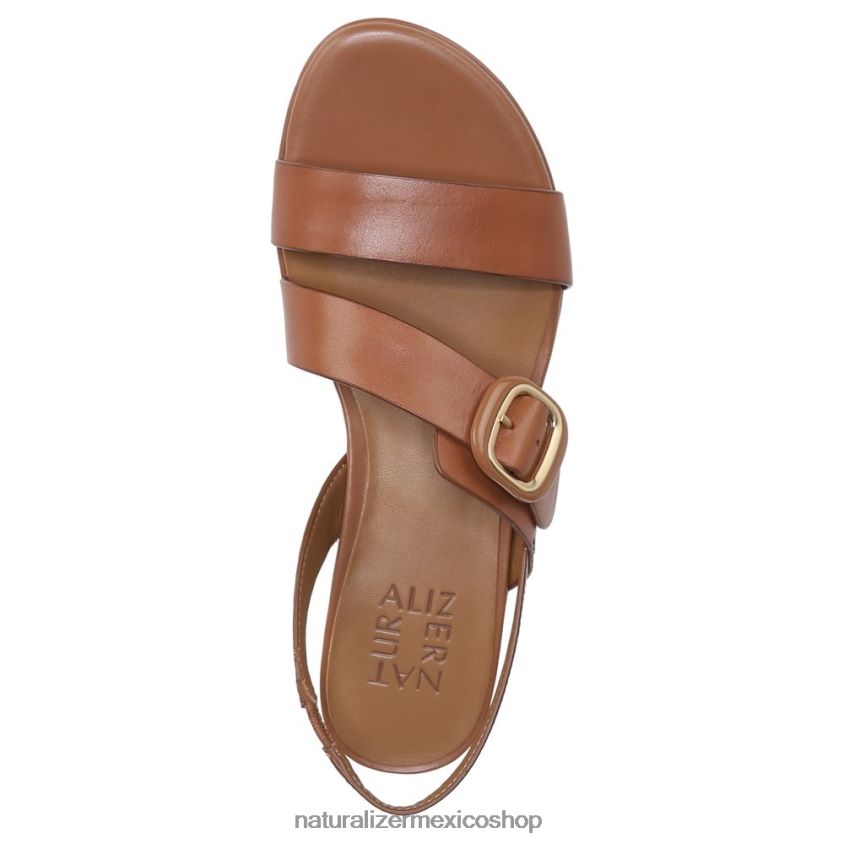 sandalias | sandalia 60D4P0245 Naturalizer mujer cuero marrón té inglés