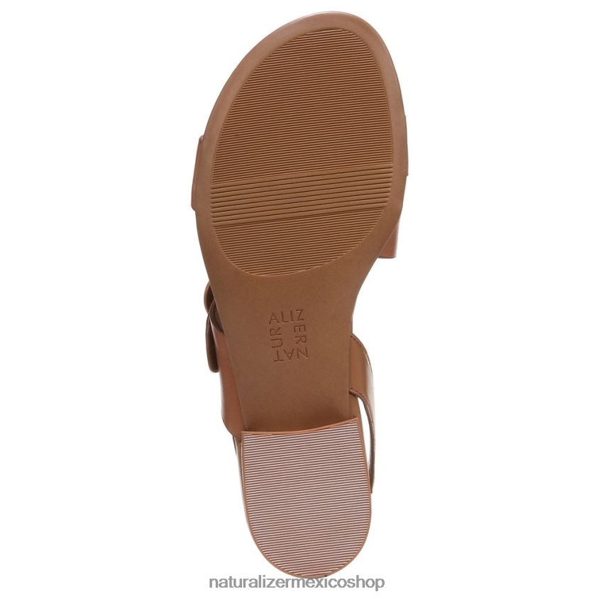 sandalias | sandalia 60D4P0245 Naturalizer mujer cuero marrón té inglés