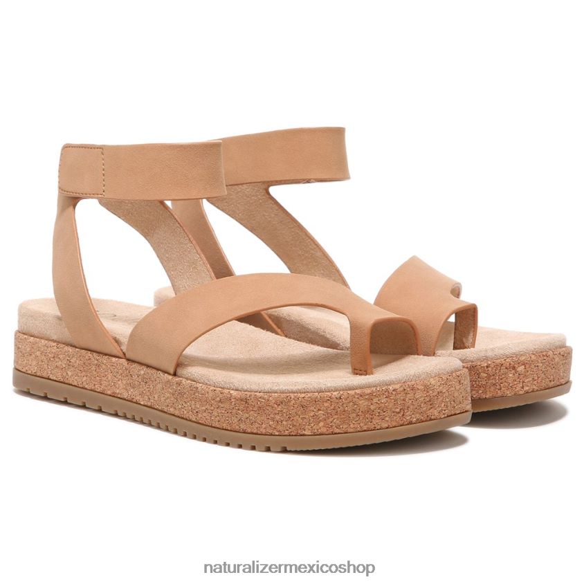 sandalias | sandalia alma divina 60D4P0522 Naturalizer mujer nubuck sintético de masa para galletas