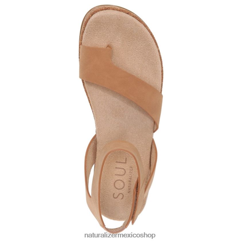 sandalias | sandalia alma divina 60D4P0522 Naturalizer mujer nubuck sintético de masa para galletas