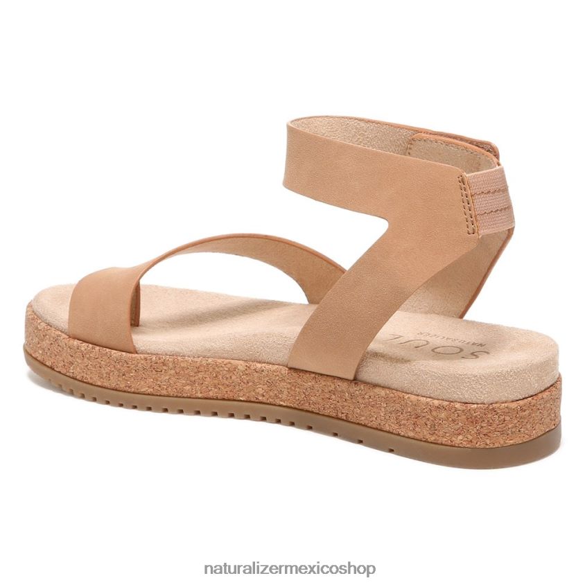 sandalias | sandalia alma divina 60D4P0522 Naturalizer mujer nubuck sintético de masa para galletas