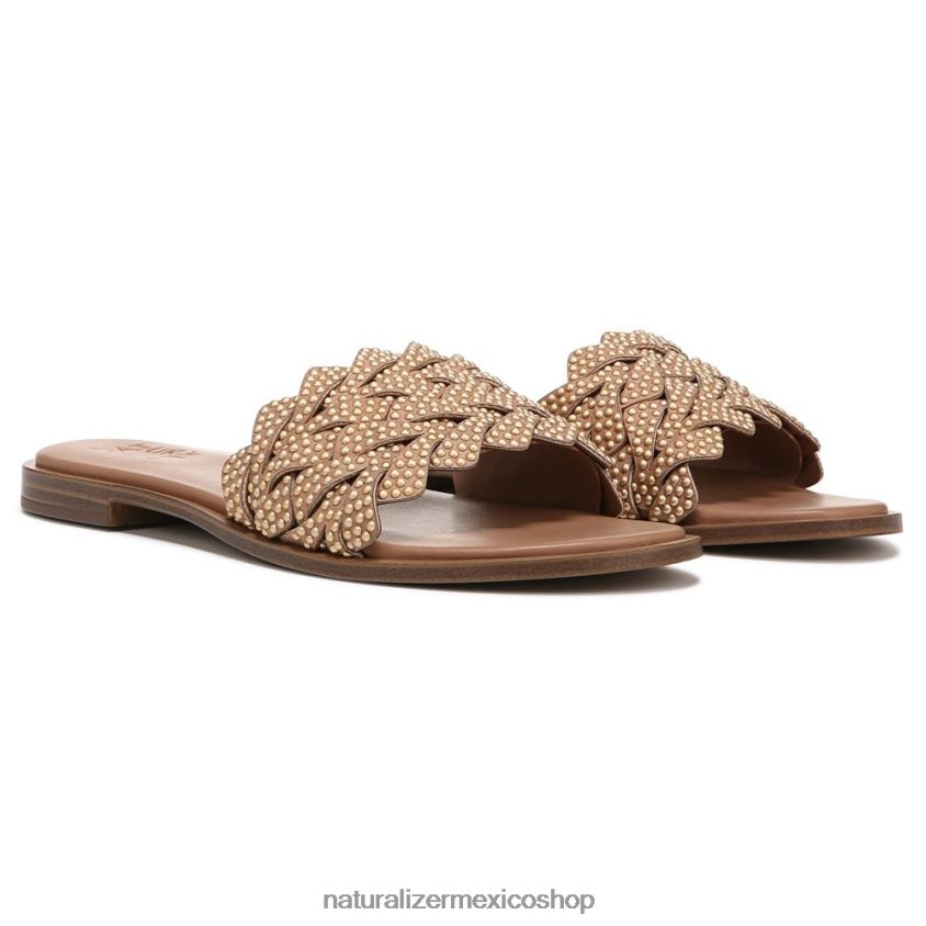 sandalias | sandalia fernanda 60D4P0346 Naturalizer mujer masa para galletas tela beis