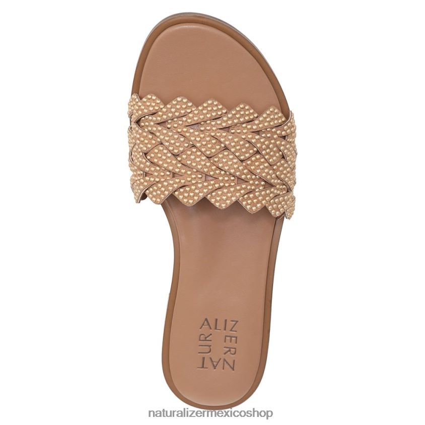 sandalias | sandalia fernanda 60D4P0346 Naturalizer mujer masa para galletas tela beis