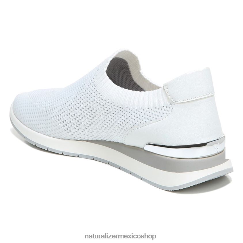 zapatillas | zapatillas lafayette sin cordones 60D4P0692 Naturalizer mujer tejido flyknit blanco