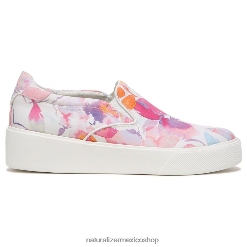 zapatillas | zapatillas sin cordones marianne 2.0 60D4P0354 Naturalizer mujer tela floral blanca/rosa