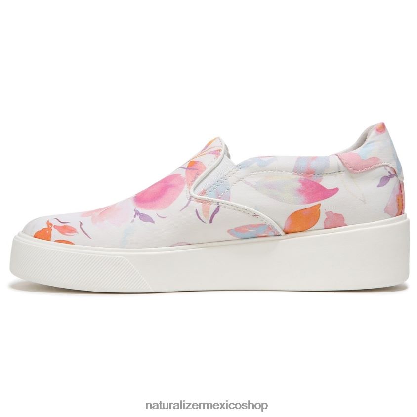 zapatillas | zapatillas sin cordones marianne 2.0 60D4P0354 Naturalizer mujer tela floral blanca/rosa