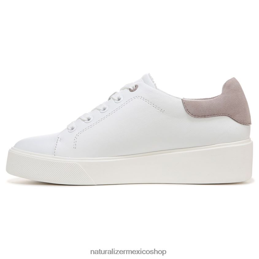 zapatillas | tenis morrison 2.0 con cordones 60D4P091 Naturalizer mujer piel blanca/tórtola