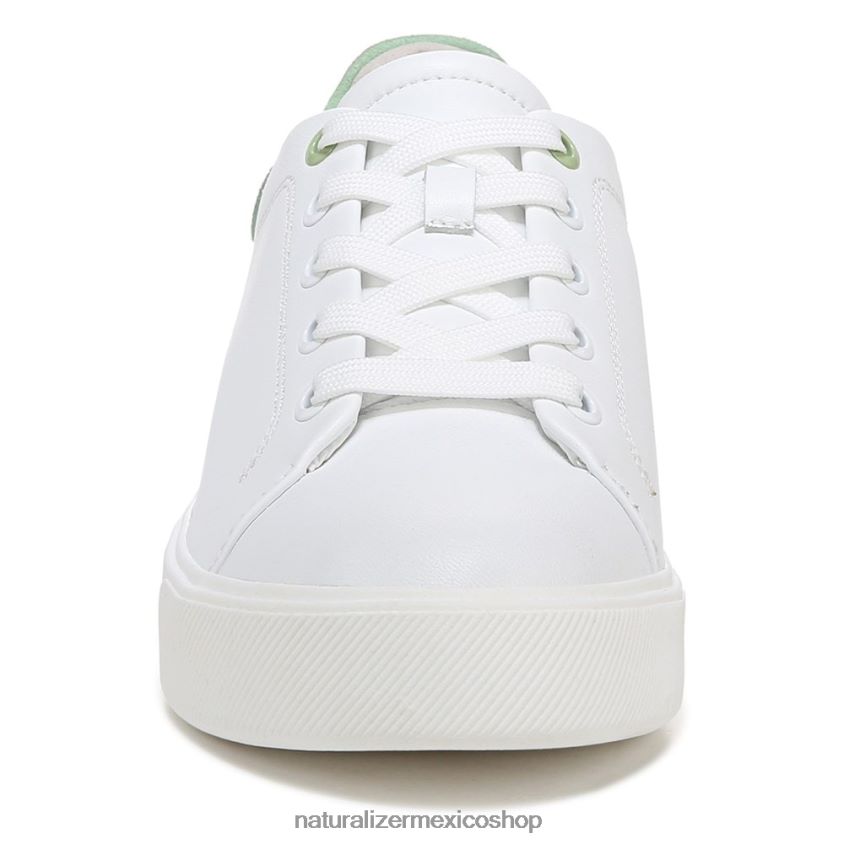 zapatillas | tenis morrison 2.0 con cordones 60D4P092 Naturalizer mujer cuero blanco/verde menta