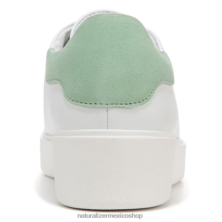 zapatillas | tenis morrison 2.0 con cordones 60D4P092 Naturalizer mujer cuero blanco/verde menta