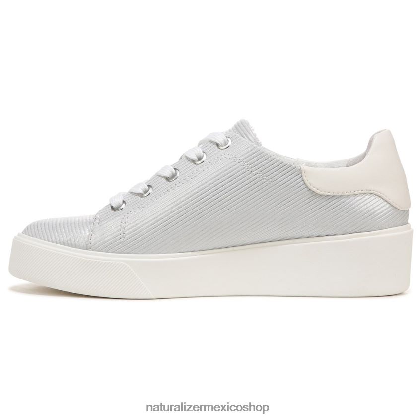 zapatillas | tenis morrison 2.0 con cordones 60D4P093 Naturalizer mujer cuero plateado
