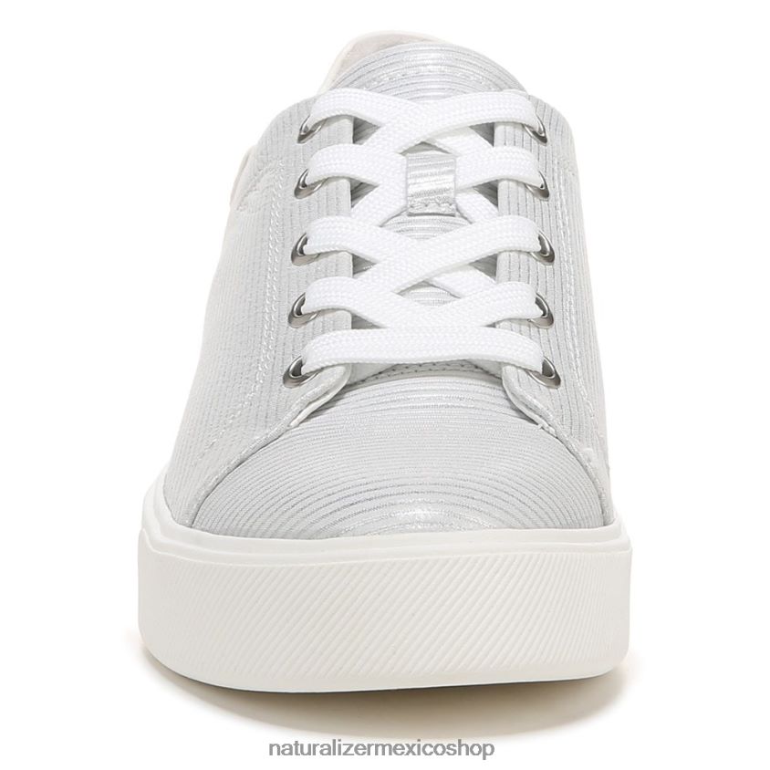 zapatillas | tenis morrison 2.0 con cordones 60D4P093 Naturalizer mujer cuero plateado