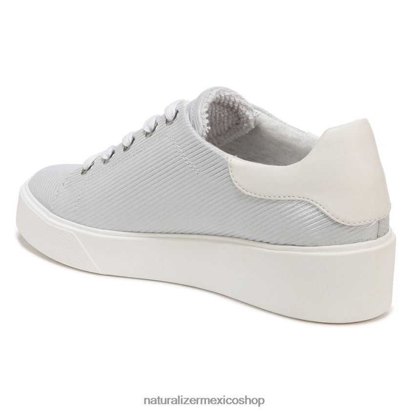 zapatillas | tenis morrison 2.0 con cordones 60D4P093 Naturalizer mujer cuero plateado