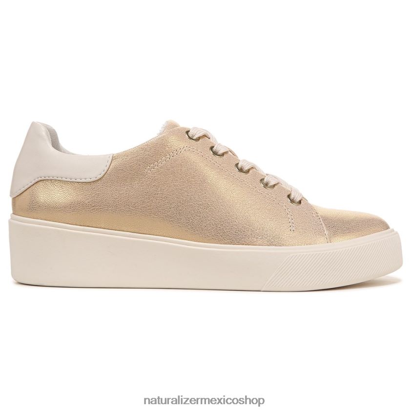 zapatillas | tenis morrison 2.0 con cordones 60D4P094 Naturalizer mujer cuero dorado