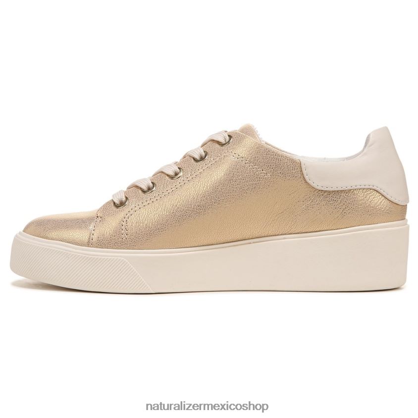 zapatillas | tenis morrison 2.0 con cordones 60D4P094 Naturalizer mujer cuero dorado