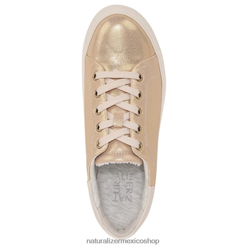 zapatillas | tenis morrison 2.0 con cordones 60D4P094 Naturalizer mujer cuero dorado