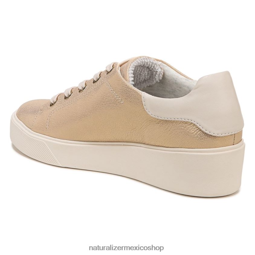 zapatillas | tenis morrison 2.0 con cordones 60D4P094 Naturalizer mujer cuero dorado