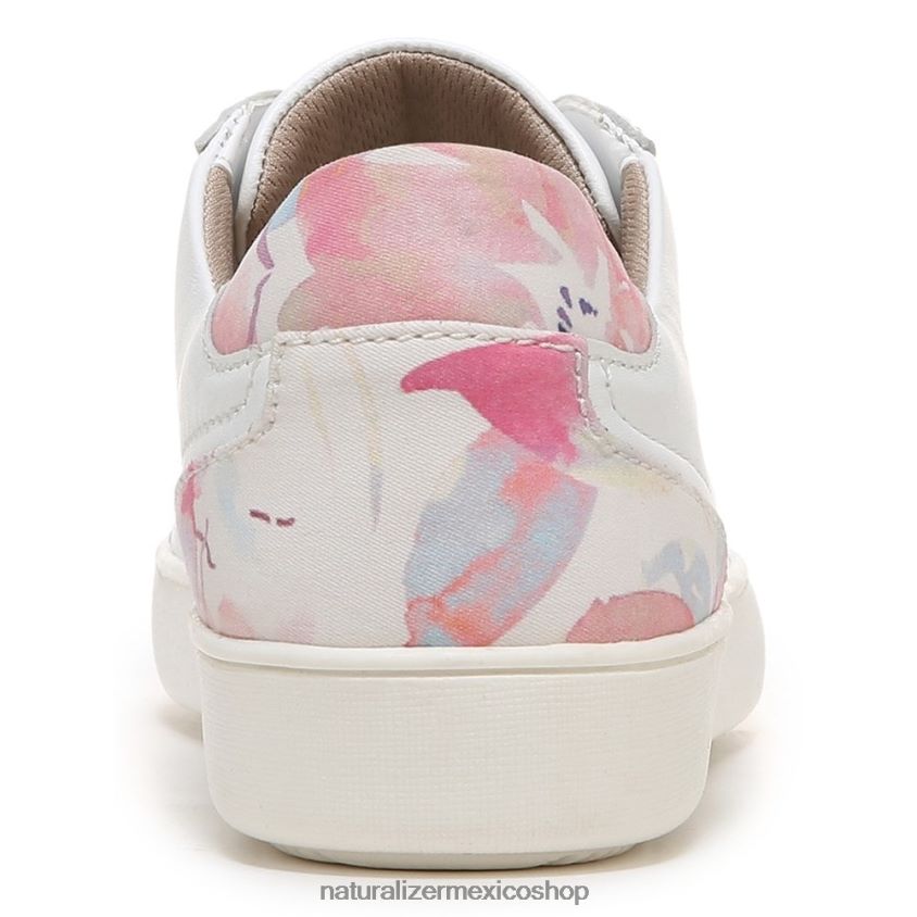 zapatillas | zapatilla morrison 60D4P0235 Naturalizer mujer cuero floral blanco/rosa